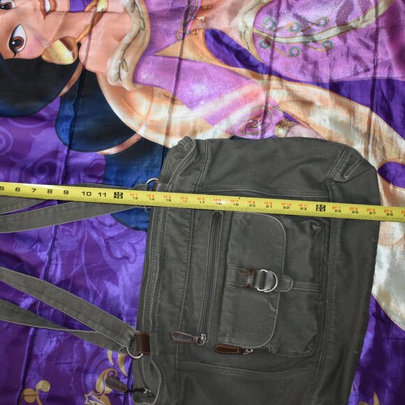 Vintage Army Military Camping Bug Out Cargo Bag Messenger Bag hobo Cross Body - Picture 13 of 15